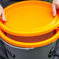 Guru Angelkoffer & Angelboxen ·Futtereimer<Bucket Grey (18 l)