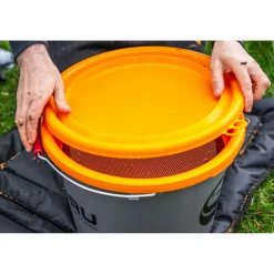Guru Angelkoffer & Angelboxen ·Futtereimer<Bucket Grey (18 l)