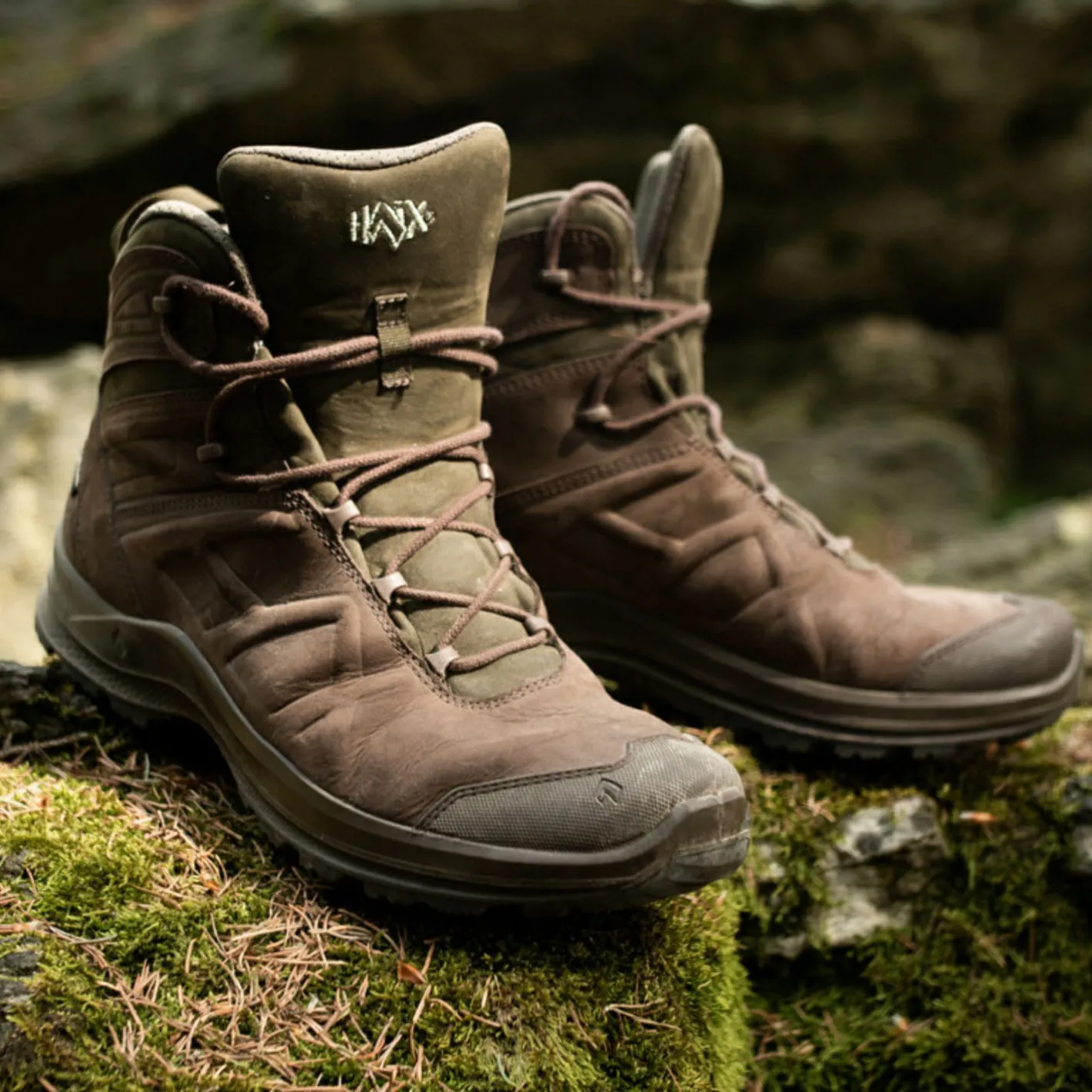 Haix Angelstiefel & Outdoor Boots<Black Eagle Nature GTX Mid Herren (Brown/Green)