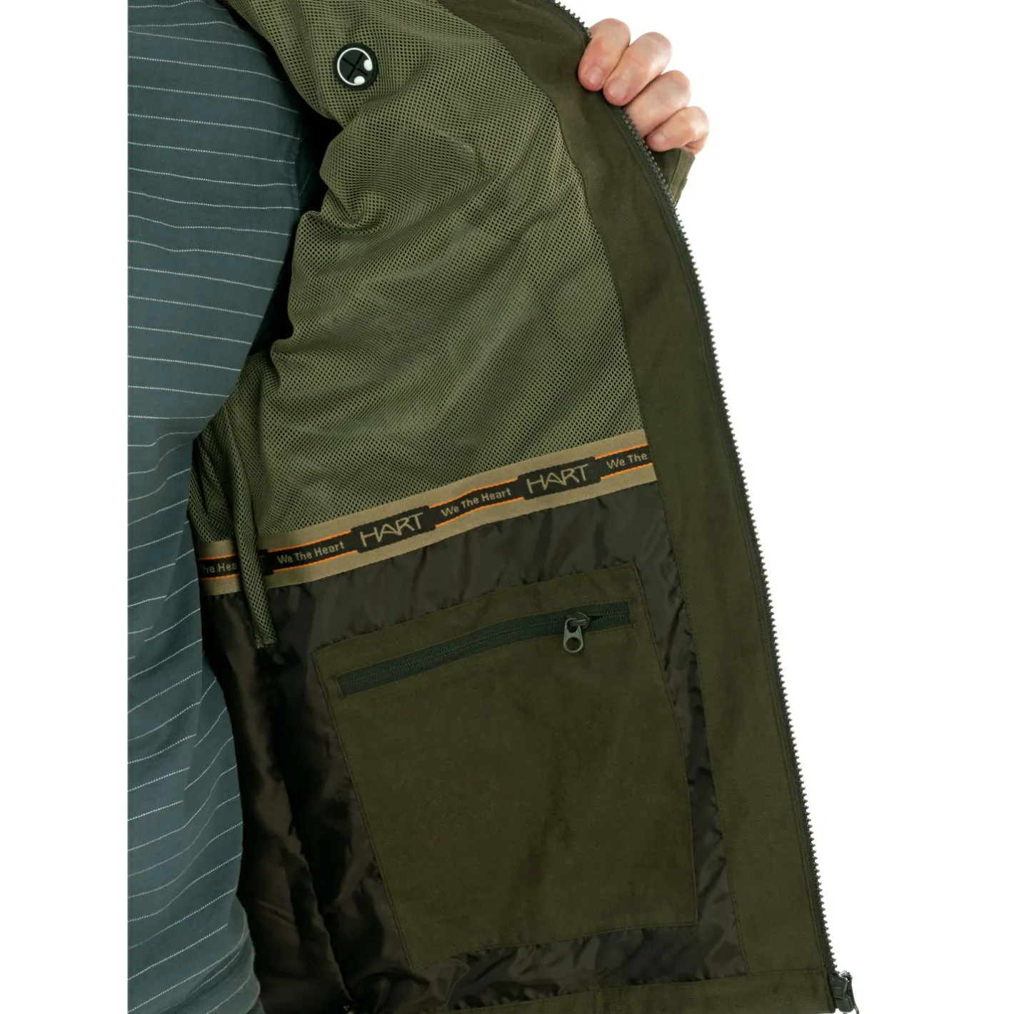 New Hart Basa J Jacke Herren (Dark Olive)