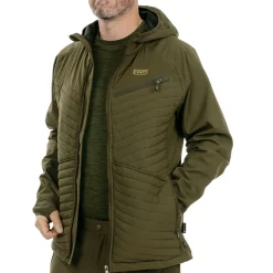 Outlet Hart Ibice Hoodie Hybridjacke Herren (Dunkeloliv)