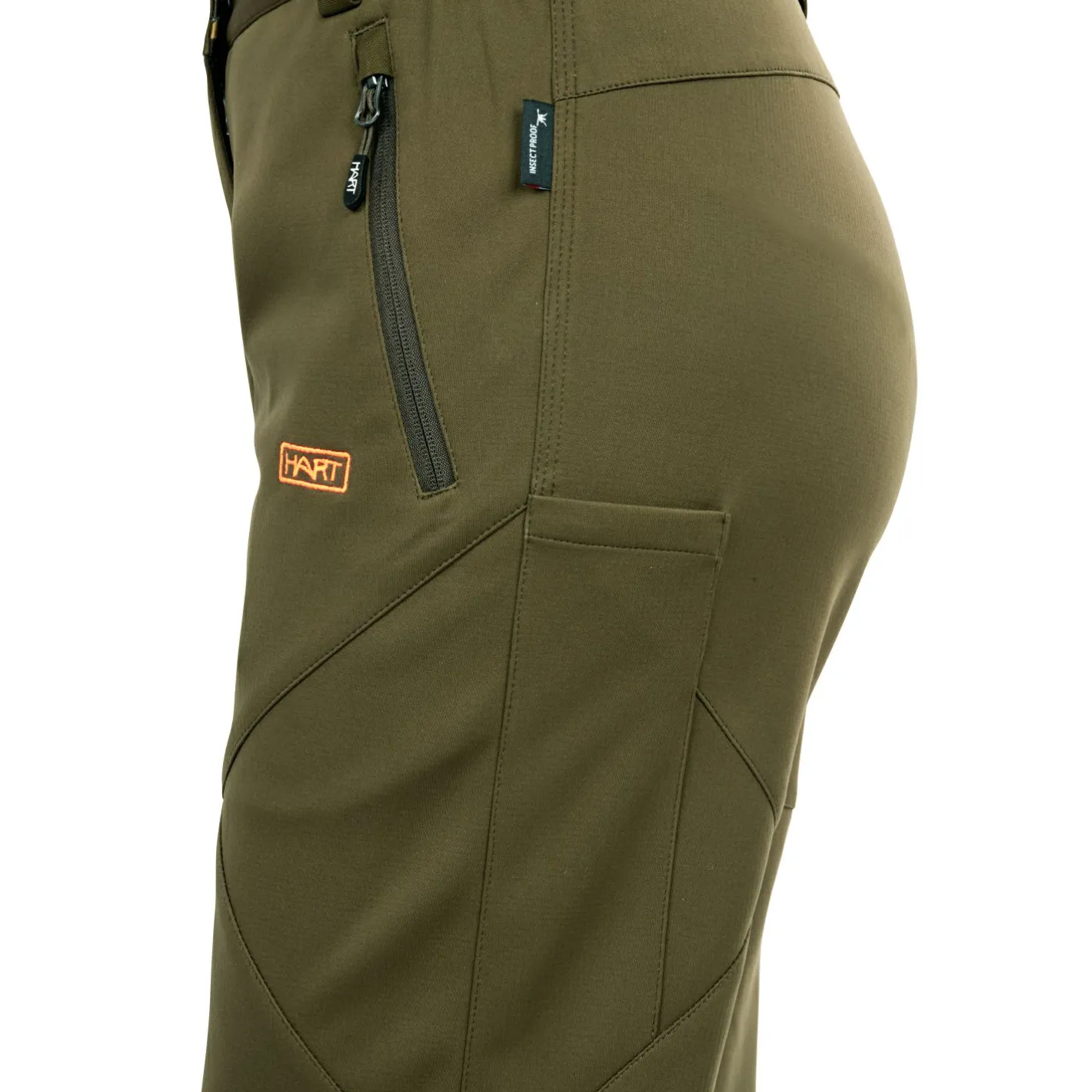 New Hart Stilk-TXT Insektenschutzhose Damen (Dunkeloliv)