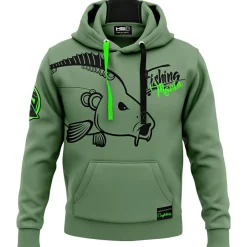 Hot Hotspot Carpfishing Mania Hoodie Herren (Olive)