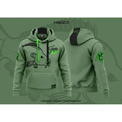 Hot Hotspot Carpfishing Mania Hoodie Herren (Olive)