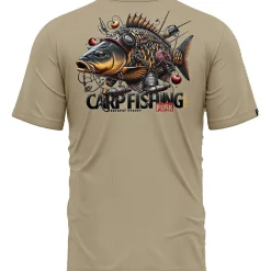 Hotspot Angelshirts & Angel-Oberteile<Carpfishing Punk T-Shirt Herren (Sand)