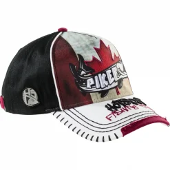 Clearance Hotspot Piker Canada Cap Unisex (Black/Red)