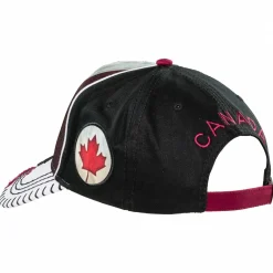 Clearance Hotspot Piker Canada Cap Unisex (Black/Red)