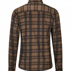 il Lago Basic Outdoor- & Angelhemden<Fleecehemd Eifelland Herren (Braun)