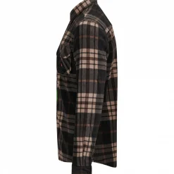 New il Lago Basic Fleecehemd Winterberg Herren (Anthrazit/Braun)