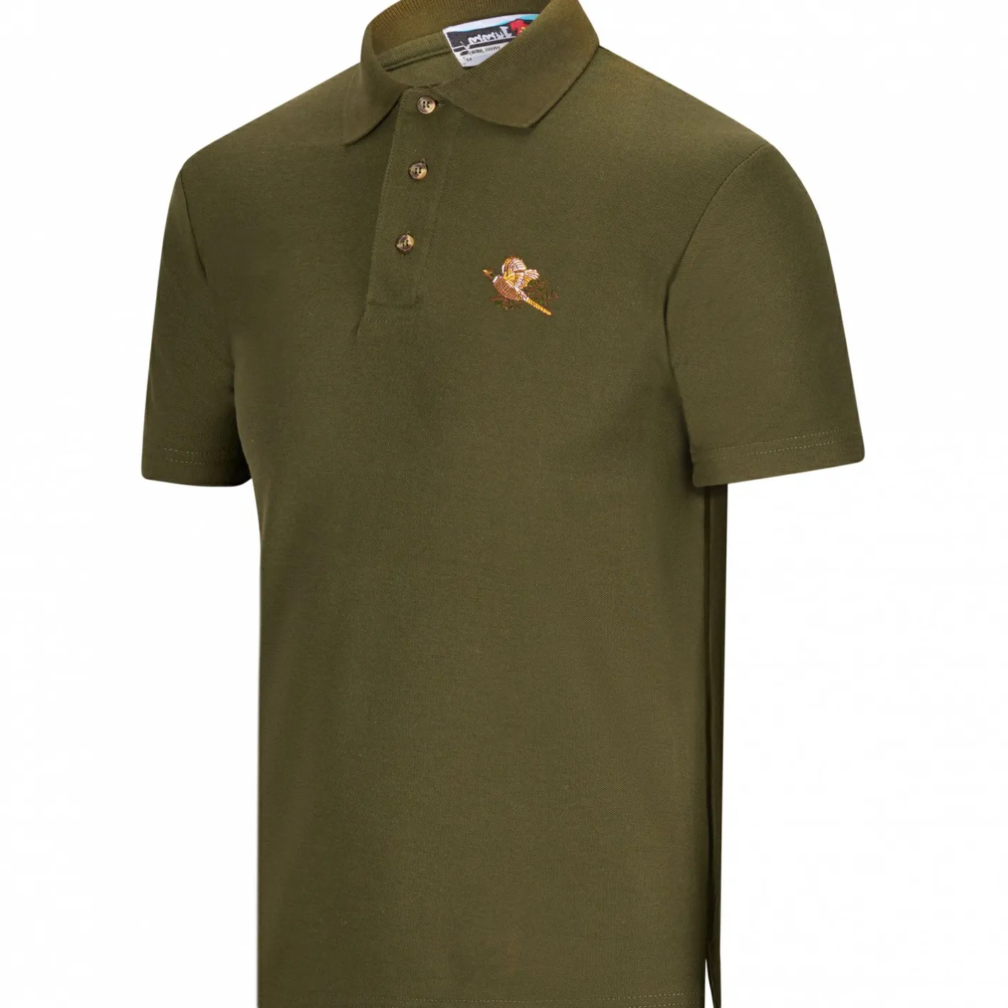 il Lago Basic Angel-Poloshirts & Langarmshirts<Polo-Shirt Fasan Unisex (Oliv)