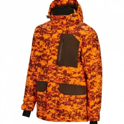 il Lago Prestige Outdoor- & Angel-Jacken<Drückjagd-Jacke Himal Herren (Orange Camouflage)