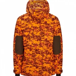 il Lago Prestige Outdoor- & Angel-Jacken<Drückjagd-Jacke Himal Herren (Orange Camouflage)