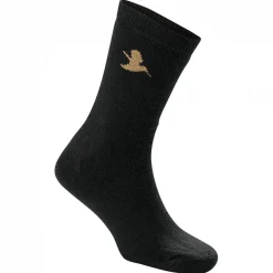 il Lago Prestige Outdoor- & Angel-Socken<5er-Set: Thermosocken Geo Pro Unisex (Oliv/Schwarz)