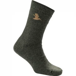 il Lago Prestige Outdoor- & Angel-Socken<5er-Set: Thermosocken Geo Pro Unisex (Oliv/Schwarz)