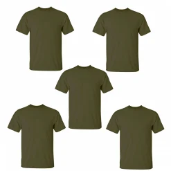 Discount il Lago Prestige 5er-Set: T-Shirts Herren (Oliv)