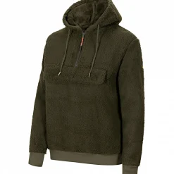 il Lago Prestige Angelpullover & -Strickjacken<Faserpelz-Hoodie Skorgeura Herren (Oliv)