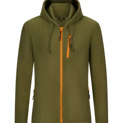 il Lago Prestige Outdoor- & Angel-Jacken<Fleecejacke Leif Herren (Oliv Meliert)