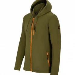 il Lago Prestige Outdoor- & Angel-Jacken<Fleecejacke Leif Herren (Oliv Meliert)