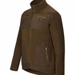 il Lago Prestige Outdoor- & Angel-Jacken<Fleecejacke Geo Performance Herren (Oliv)