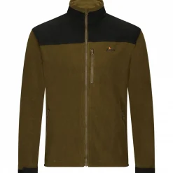 Clearance il Lago Prestige Fleecejacke Aiko Herren (Oliv/Schwarz)