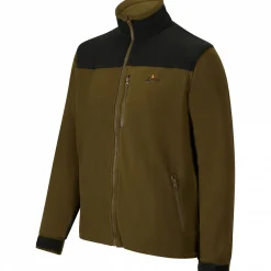 Clearance il Lago Prestige Fleecejacke Aiko Herren (Oliv/Schwarz)