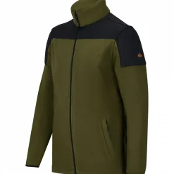 Hot il Lago Prestige Fleecejacke Rouven Herren (Oliv/Schwarz)