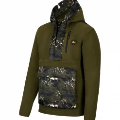 il Lago Prestige Angelpullover & -Strickjacken<Hybrid-Hoodie Shawk Herren (Oliv/phantomX)