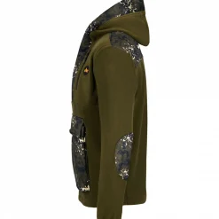 il Lago Prestige Angelpullover & -Strickjacken<Hybrid-Hoodie Shawk Herren (Oliv/phantomX)