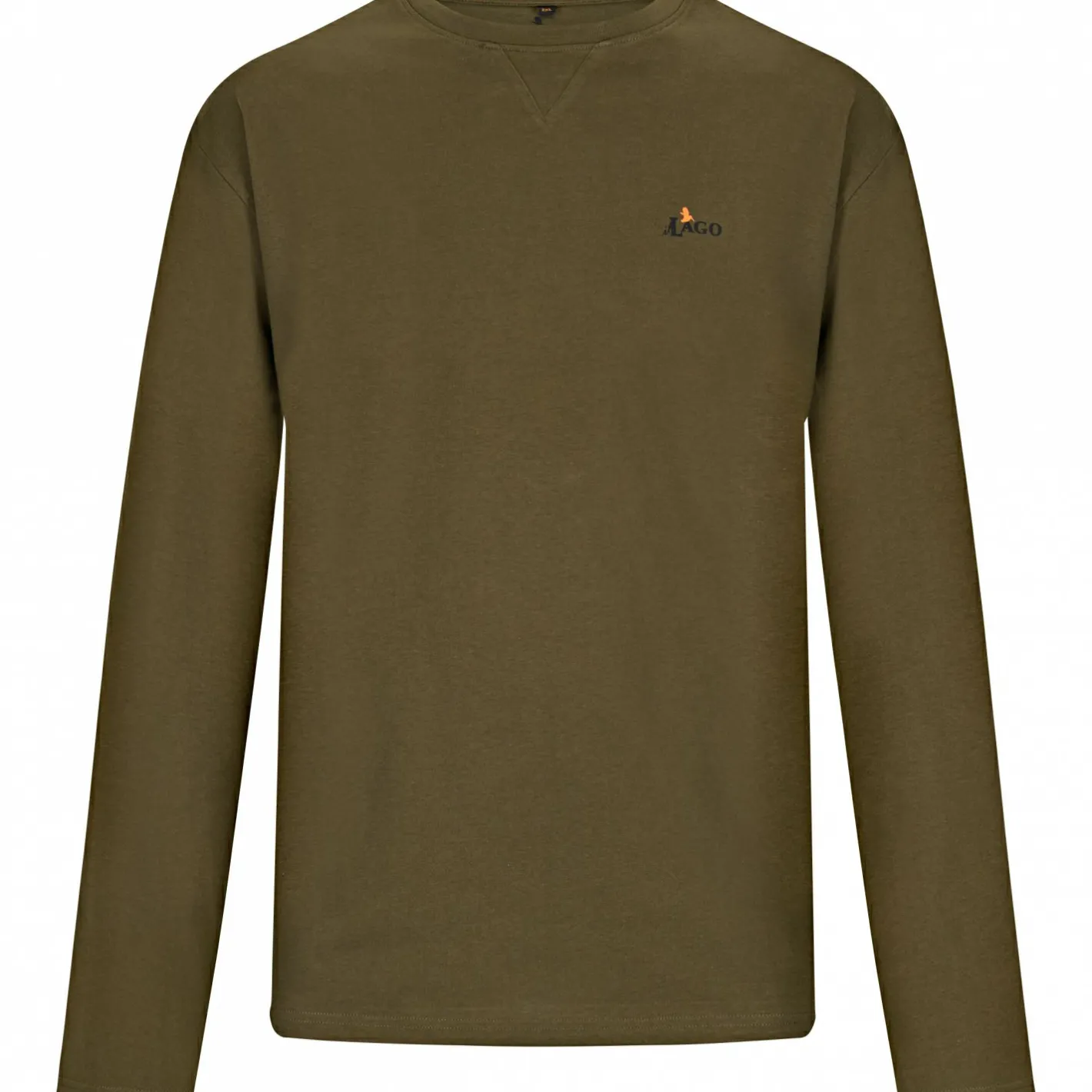 Clearance il Lago Prestige Langarmshirt Jonah Herren (Oliv)