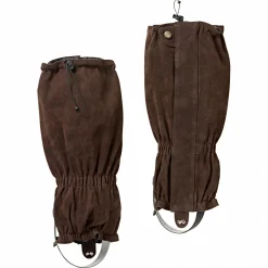 il Lago Prestige Outdoor- & Angel-Gamaschen|Angelschuh-Zubehör<Leder Gamaschen Unisex (Braun)