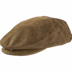 il Lago Prestige Anglerhüte & Anglermützen<Lederkappe Wolf Herren (Oliv)