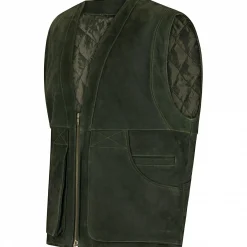 il Lago Prestige Outdoor- & Anglerwesten<Lederweste Field Vest Herren (Oliv)