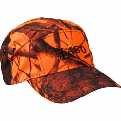 il Lago Prestige Outdoor- & Angel-Kappen<Membran Cap Safety Pro Unisex (Orange Camouflage)