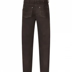 il Lago Prestige Outdoor- & Angel-Lederhosen<Nubuklederhose Herren (Braun)