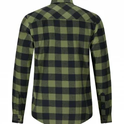 Outlet il Lago Prestige Oberhemd Kanata Herren (Oliv/Schwarz)