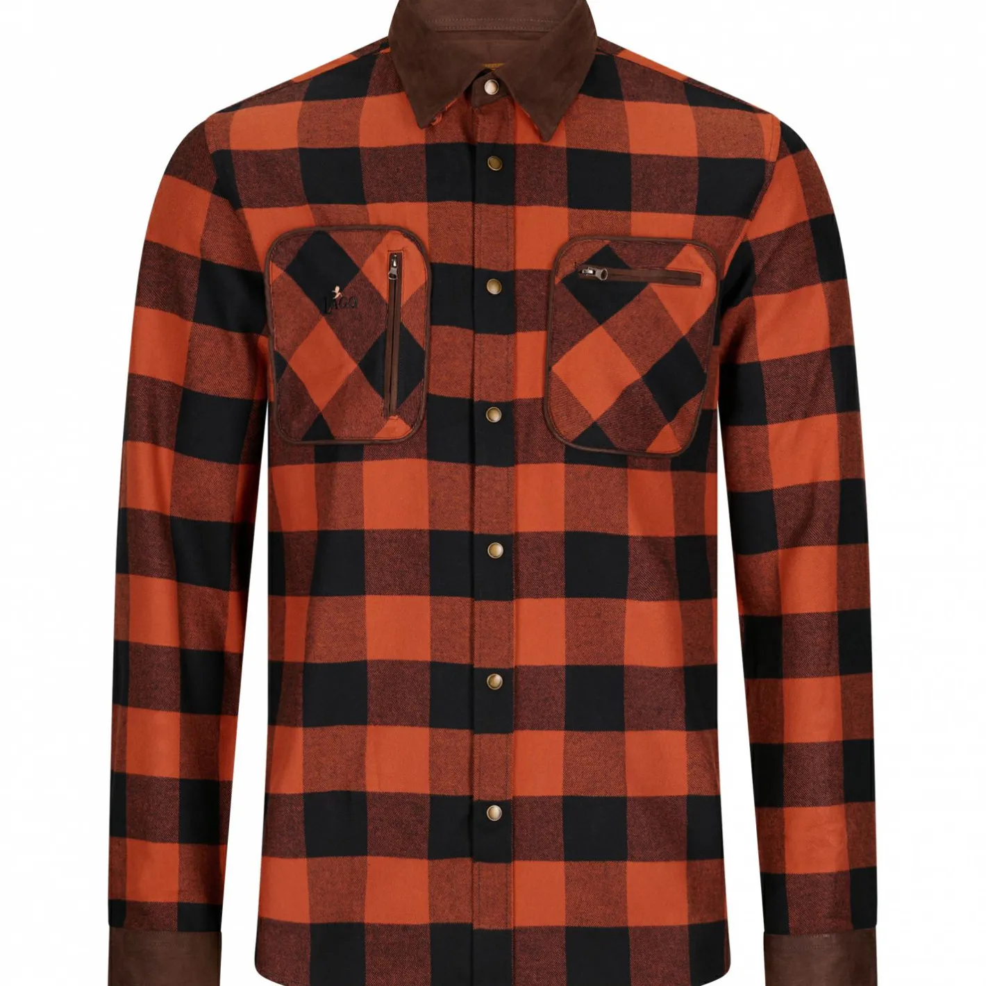 il Lago Prestige Damen Angelshirts & -Oberteile<Outdoorhemd Matador Herren (Rostbraun)