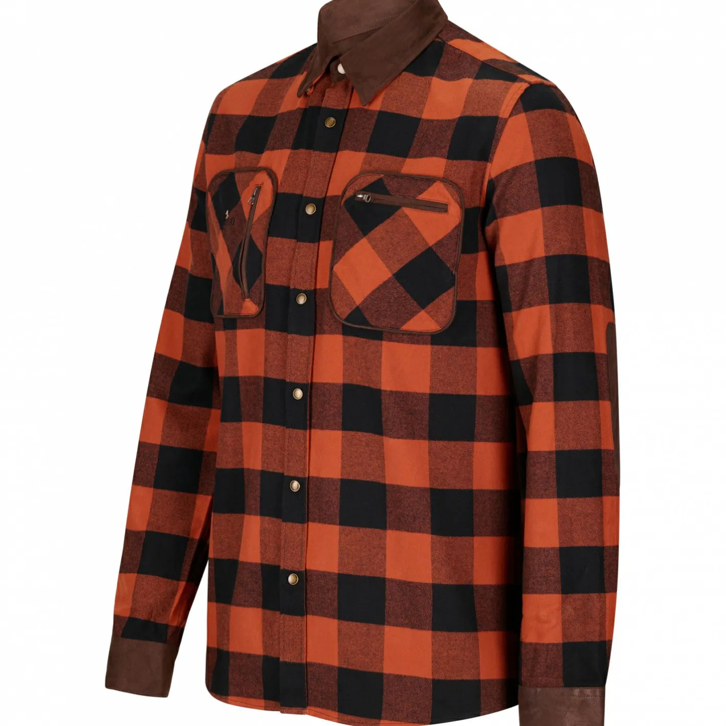 il Lago Prestige Damen Angelshirts & -Oberteile<Outdoorhemd Matador Herren (Rostbraun)
