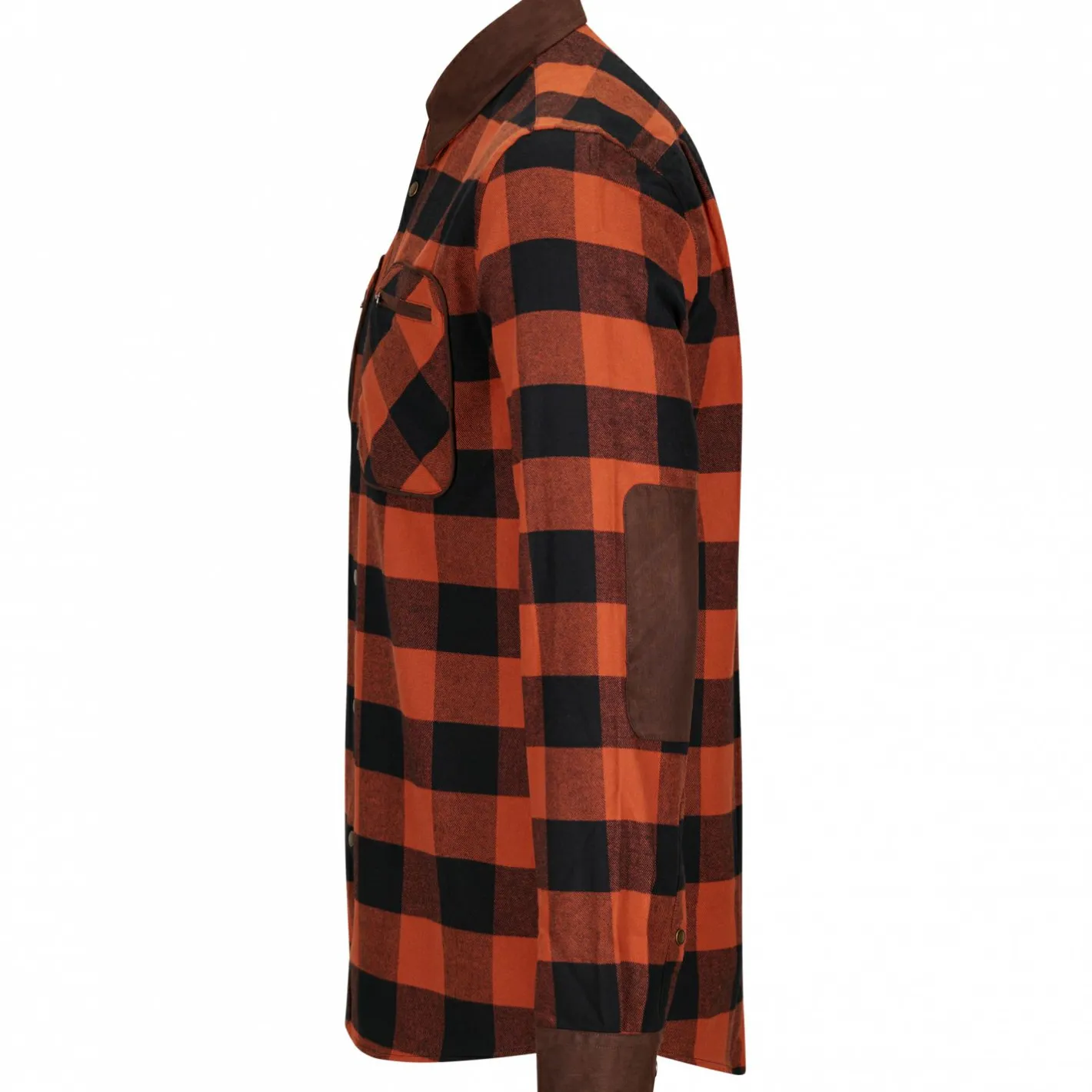 il Lago Prestige Damen Angelshirts & -Oberteile<Outdoorhemd Matador Herren (Rostbraun)