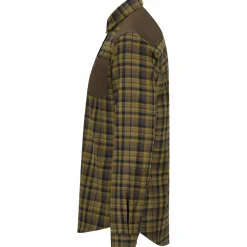 Outlet il Lago Prestige Outdoorhemd Finn Herren (Oliv/Schwarz)