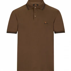 Best il Lago Prestige Poloshirt Pique Herren (Braun)