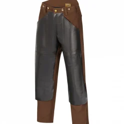 il Lago Prestige Outdoor- & Angel-Lederhosen<Schwedenhose Lund Herren (Braun/Schwarz)