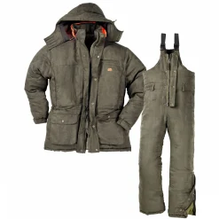 Best il Lago Prestige Set: Jacke + Latzhose Arctic Herren (Braun)