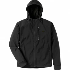 il Lago Prestige Outdoor- & Angel-Jacken<Softshelljacke Germania Herren (Schwarz)