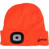 il Lago Prestige Anglerhüte & Anglermützen<Strickmütze Hunter Unisex, m. LED-Lampe (Orange)
