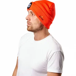 il Lago Prestige Anglerhüte & Anglermützen<Strickmütze Hunter Unisex, m. LED-Lampe (Orange)