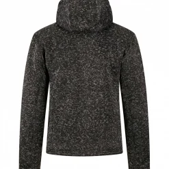 Discount il Lago Prestige Teddy Strickfleece-Jacke Spirit Herren (Schwarz Meliert)