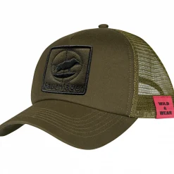 il Lago Prestige Outdoor- & Angel-Kappen<Trucker Cap "Sauenjäger" Unisex (Oliv)