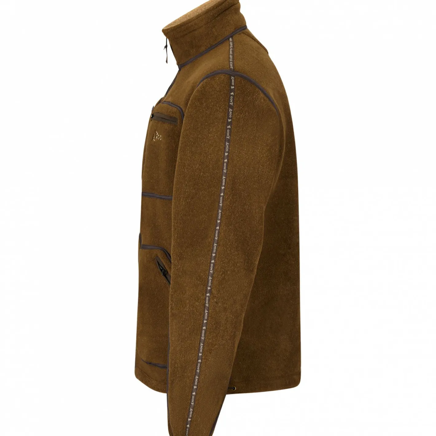 il Lago Prestige Outdoor- & Angel-Jacken<Wendejacke Sherpa Asko Herren (Braun)