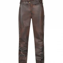 il Lago Prestige Outdoor- & Angel-Lederhosen<Ziegenlederhose Herren (Braun)