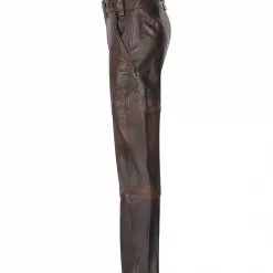 il Lago Prestige Outdoor- & Angel-Lederhosen<Ziegenlederhose Herren (Braun)